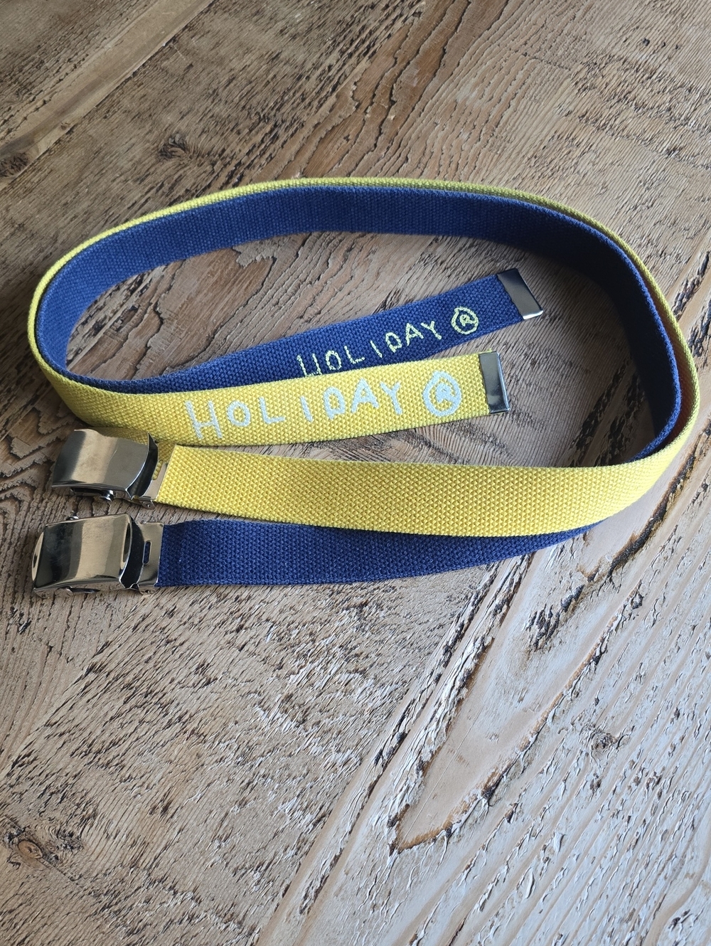 Holiday®️ Blue & Yellow Belts